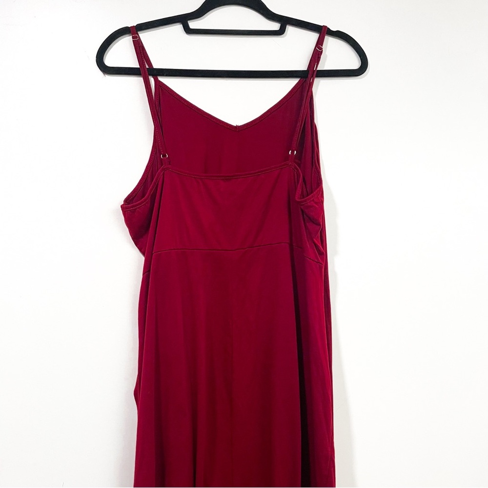 Plus Drawstring Front Split Thigh Cami Dress – Bu… - image 3